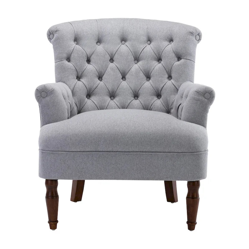 Corvus Sidmouth Tufted Fabric Oversized Club Chair