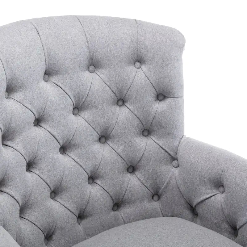 Corvus Sidmouth Tufted Fabric Oversized Club Chair
