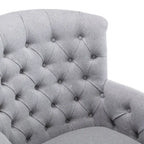 Corvus Sidmouth Tufted Fabric Oversized Club Chair