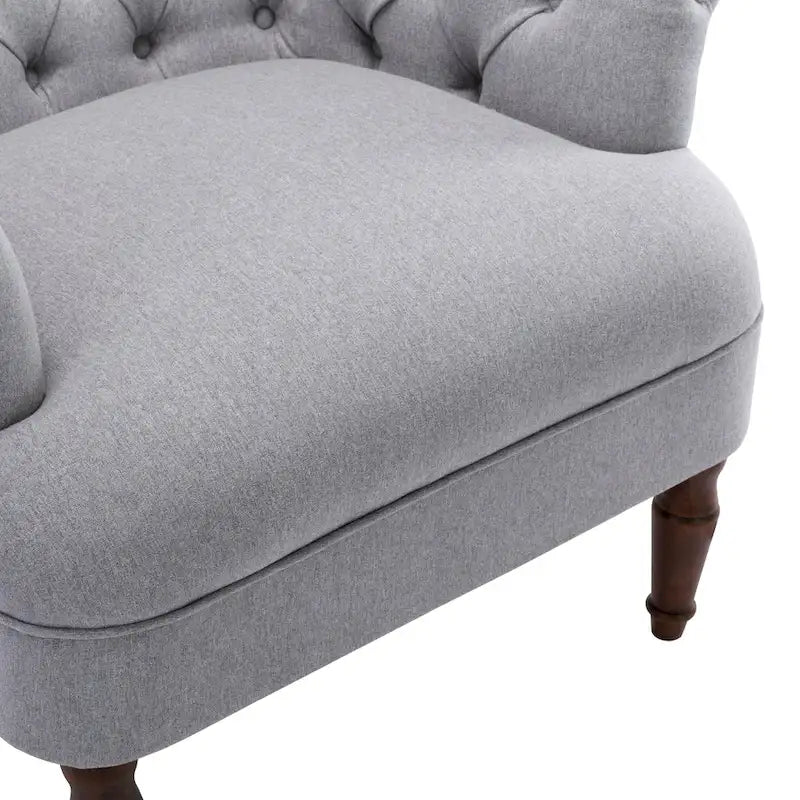 Corvus Sidmouth Tufted Fabric Oversized Club Chair
