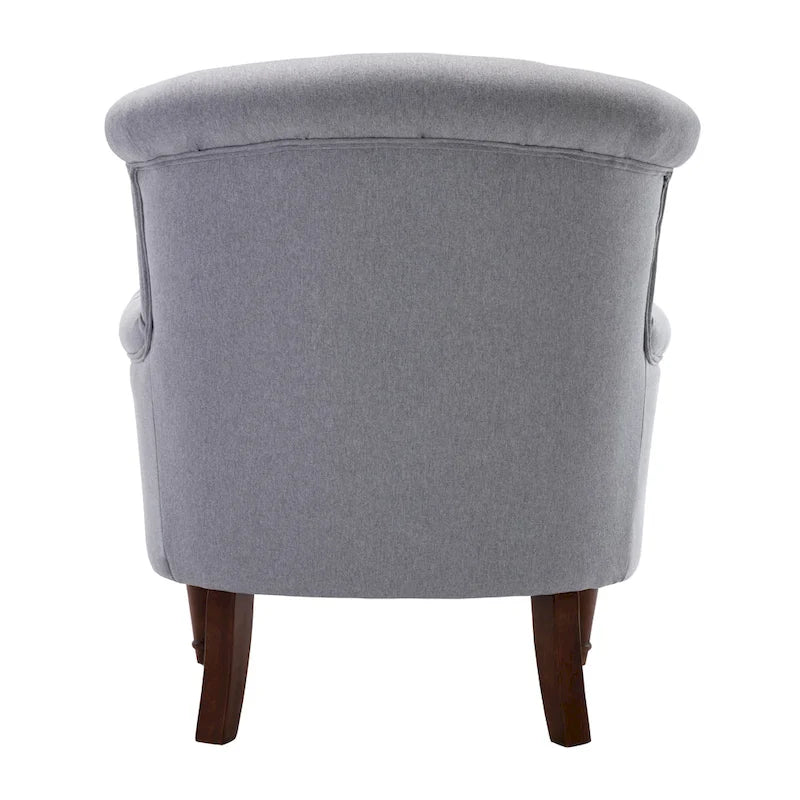 Corvus Sidmouth Tufted Fabric Oversized Club Chair