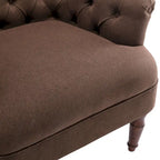 Corvus Sidmouth Tufted Fabric Oversized Club Chair