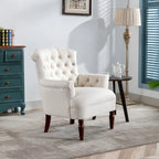 Corvus Sidmouth Tufted Fabric Oversized Club Chair