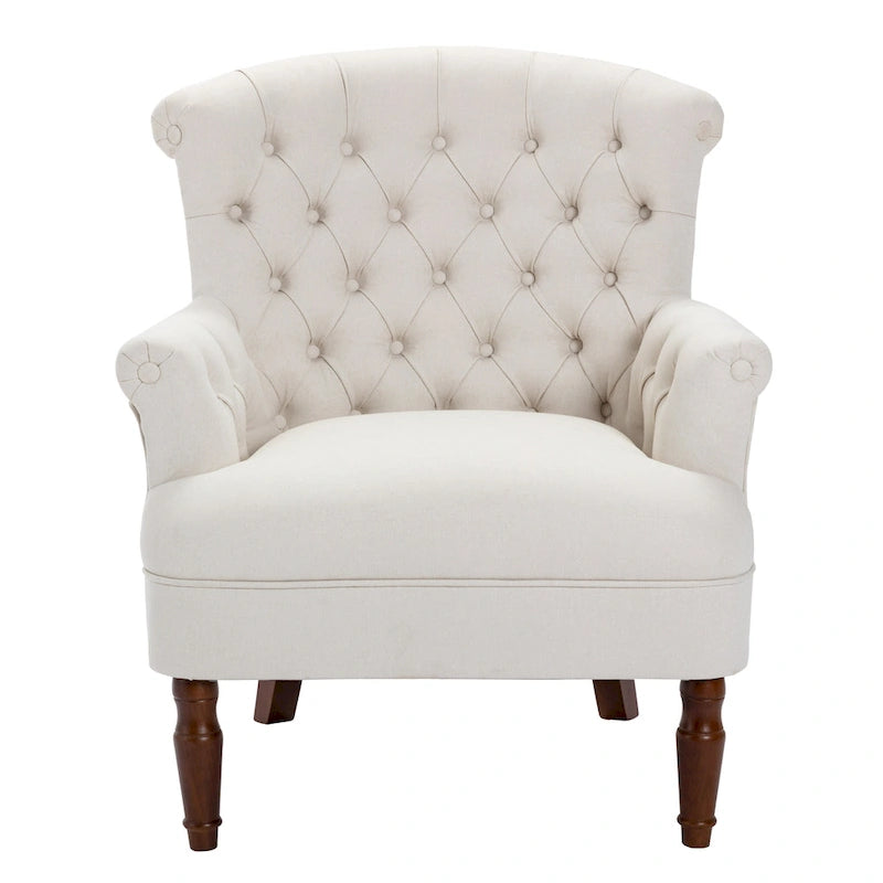 Corvus Sidmouth Tufted Fabric Oversized Club Chair