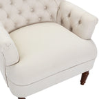 Corvus Sidmouth Tufted Fabric Oversized Club Chair