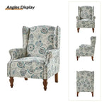Gott traditionele wingbackfauteuil met poten van massief hout, set van 2, van HULALA HOME