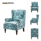 Gott traditionele wingbackfauteuil met poten van massief hout, set van 2, van HULALA HOME