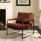 Set di 2 poltrone decorative moderne in ecopelle Art Leon