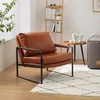 Set di 2 poltrone decorative moderne in ecopelle Art Leon