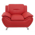 Michael Segura clubfauteuil met kunstleren bekleding