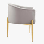 Savour getufte accentstoelen van hoogwaardig fluweel – set van 2