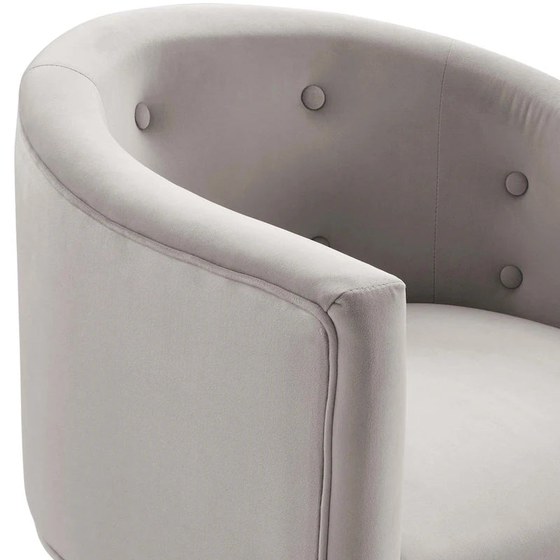 Savour getufte accentstoelen van hoogwaardig fluweel – set van 2