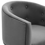 Savour getufte accentstoelen van hoogwaardig fluweel – set van 2