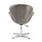 Manhattan Comfort Chrome Adjustable Swivel Chair (Set of 2)