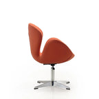 Manhattan Comfort Chrome Adjustable Swivel Chair (Set of 2)