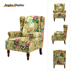 Gott Traditional Wingback Armchair with Solid Wood Legs by HULALA HOME