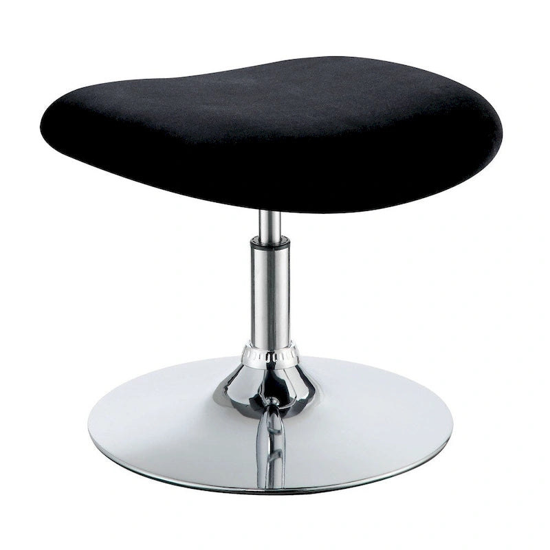 Cher modernes 2-teiliges Akzentstuhl- und Hocker-Set aus Stoff von Furniture of America