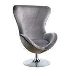 Cher modernes 2-teiliges Akzentstuhl- und Hocker-Set aus Stoff von Furniture of America