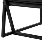 Glitzhome, 2er-Set moderner ergonomischer armloser PU-Akzentsessel, 30.25 H