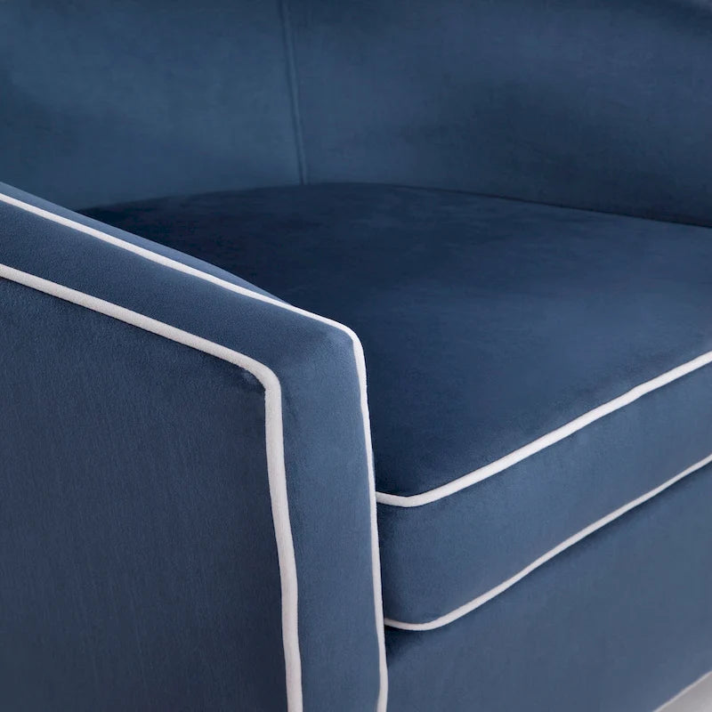Kenton Barrel Style Swivel Chair by Greyson Living