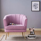 Delicia eigentijdse gestoffeerde accentstoel van Furniture of America