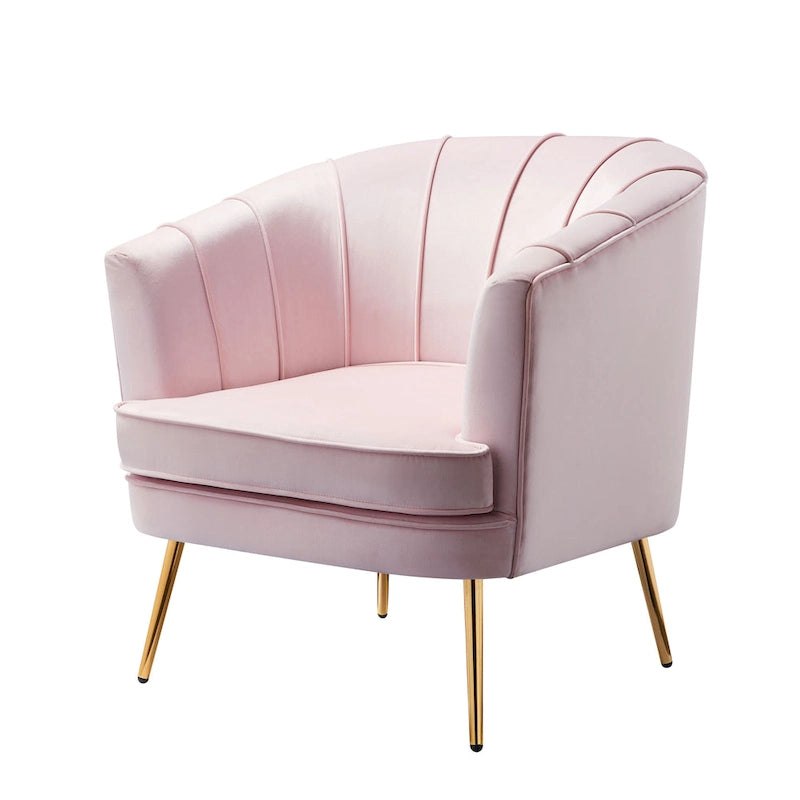 Delicia eigentijdse gestoffeerde accentstoel van Furniture of America
