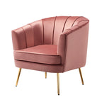 Delicia eigentijdse gestoffeerde accentstoel van Furniture of America