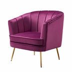 Delicia eigentijdse gestoffeerde accentstoel van Furniture of America