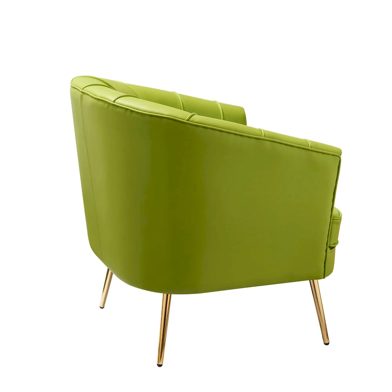 Delicia eigentijdse gestoffeerde accentstoel van Furniture of America