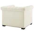 Fauteuil van slijtvast fluweel