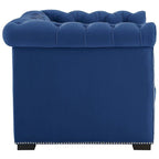 Fauteuil van slijtvast fluweel