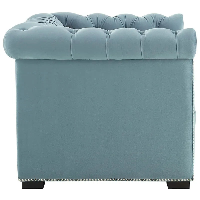 Fauteuil van slijtvast fluweel