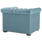 Fauteuil van slijtvast fluweel