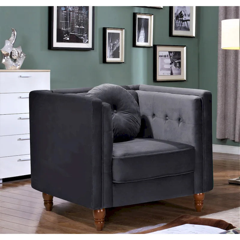 Roberta Velvet Armchair