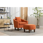 Accent Chair with Ottoman