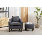 Accent Chair with Ottoman