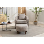 Accent Chair with Ottoman