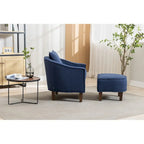 Accent Chair with Ottoman