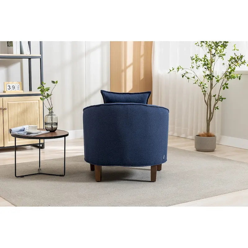 Accent Chair with Ottoman
