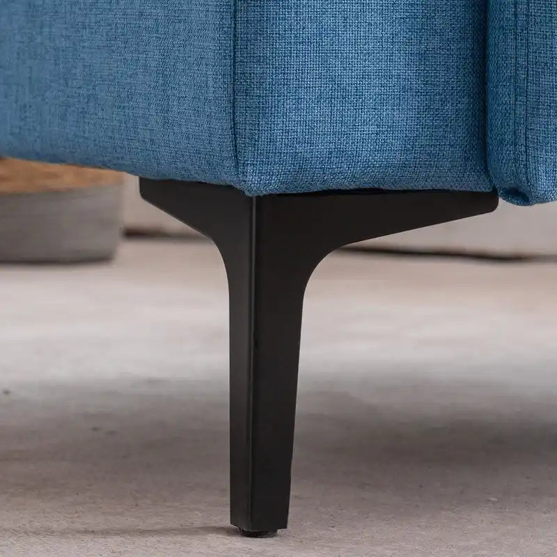 Sillón decorativo con brazos tapizado de tela, disponible en 4 colores