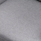 Sillón decorativo con brazos tapizado de tela, disponible en 4 colores