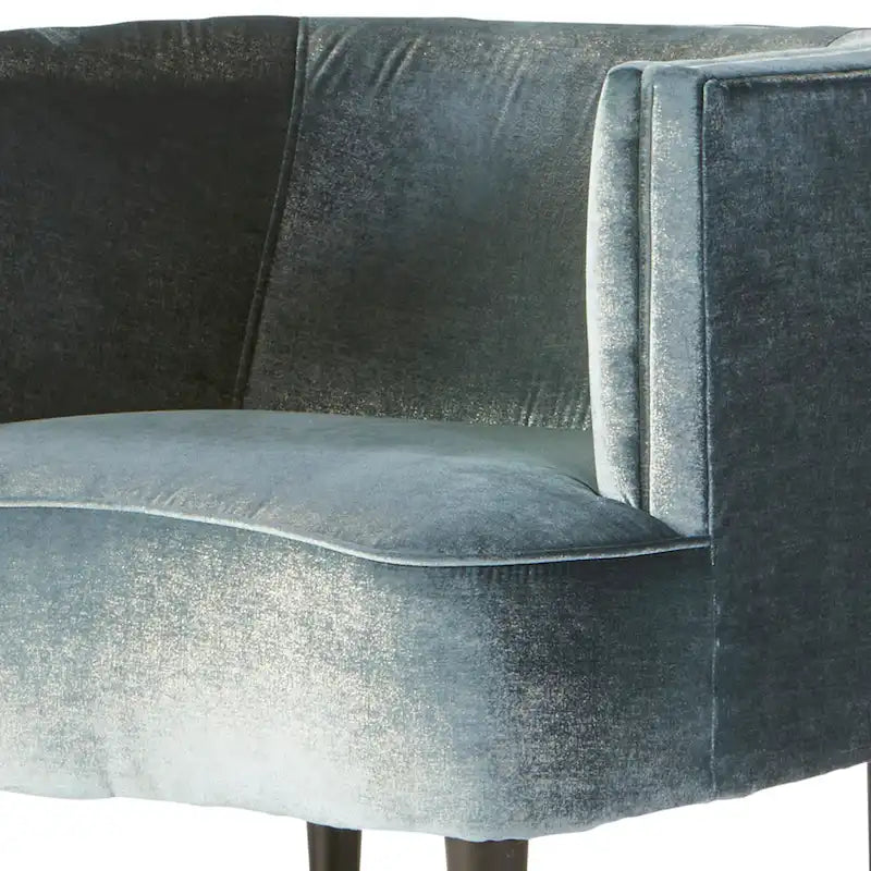 Roundhill Furniture Isla Chenille Oversized Living Room Barrel Accent Chair with Arms