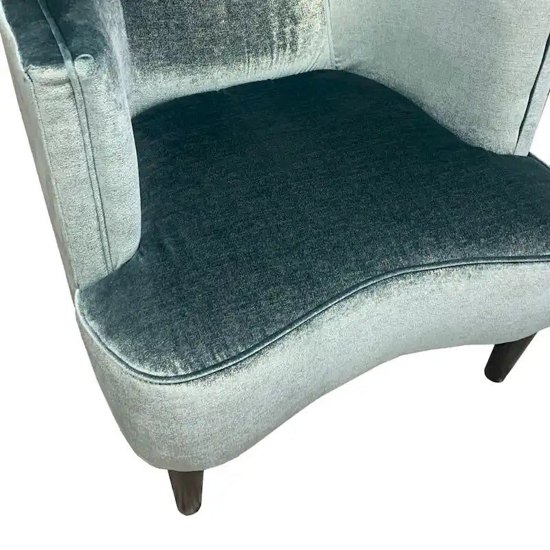 Roundhill Furniture Isla Chenille Oversized Living Room Barrel Accent Chair with Arms