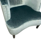 Roundhill Furniture Isla Chenille Oversized Living Room Barrel Accent Chair with Arms