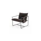Ouyessir Set of 2 Modern Velvet Accent Chair Linen Sling ArmChair