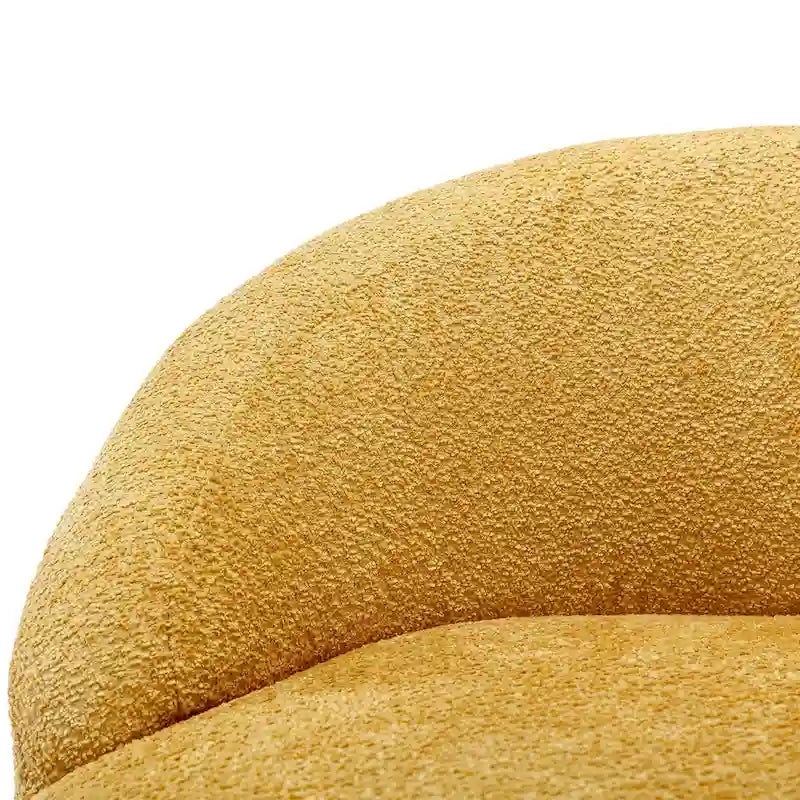 360 Degree Swivel Cuddle Barrel Accent Chairs with Wide Upholstered