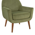 Mid-Century Velvet Arm Chair