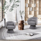 Sillones tipo barril modernos giratorios de 360 grados Ouyessir  para acurrucarse