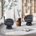 Sillones tipo barril modernos giratorios de 360 grados Ouyessir  para acurrucarse