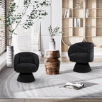 Sillones tipo barril modernos giratorios de 360 grados Ouyessir  para acurrucarse